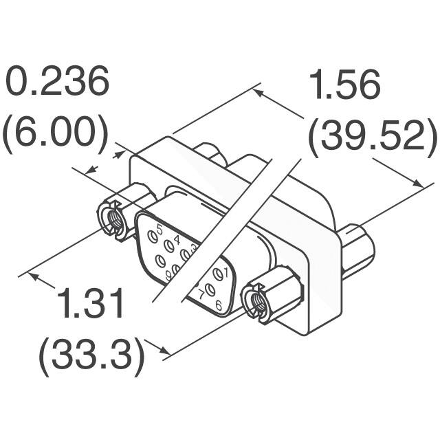 320X12539X Conec  D-Sub D-Shaped Connector Adapters